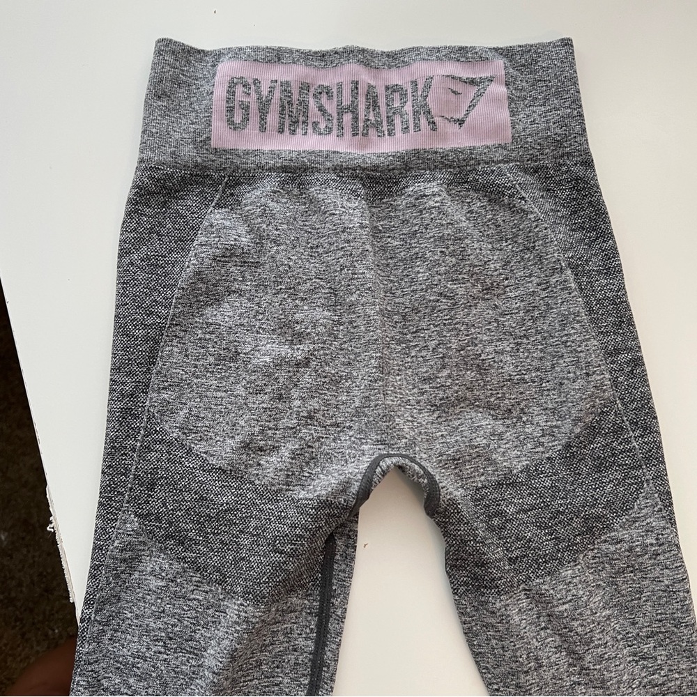 Gymshark High Waist Leggings in Gray/Pink